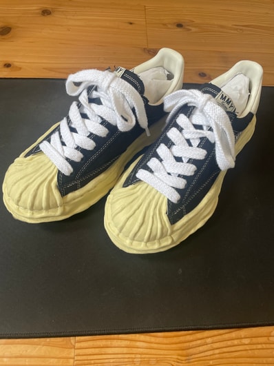 Maison MIHARA YASUHIRO BLAKEY VL OG Sole Canvas Low-top Sneaker "Black"