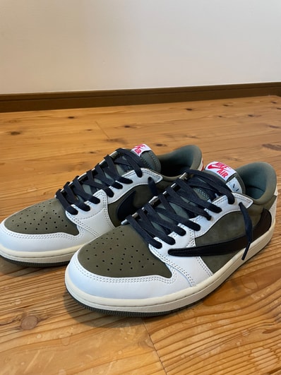 Travis Scott × Nike Air Jordan 1 Low OG SP "Reverse Olive"