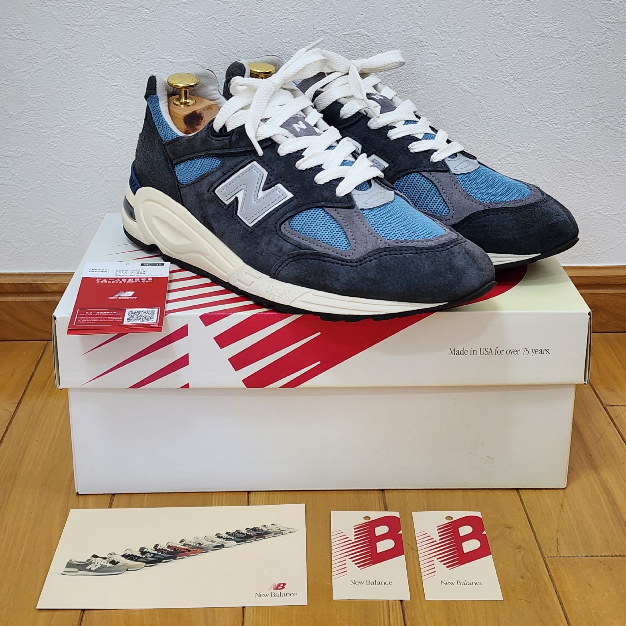 New Balance 990V2 "Navy/Castlerock"