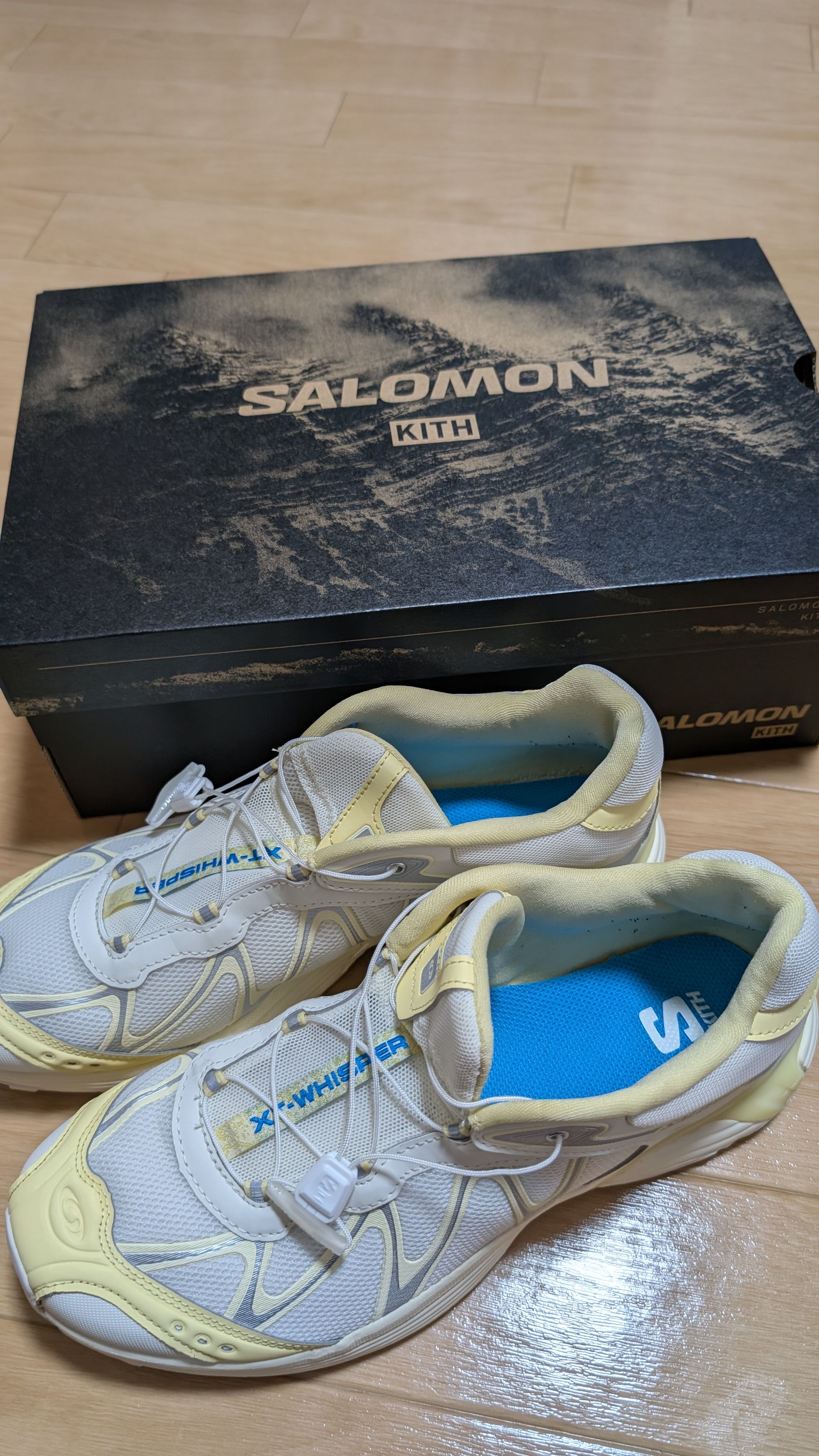 KITH × Salomon XT-Whisper "Vanilla/Transparent Yellow/Silver"
