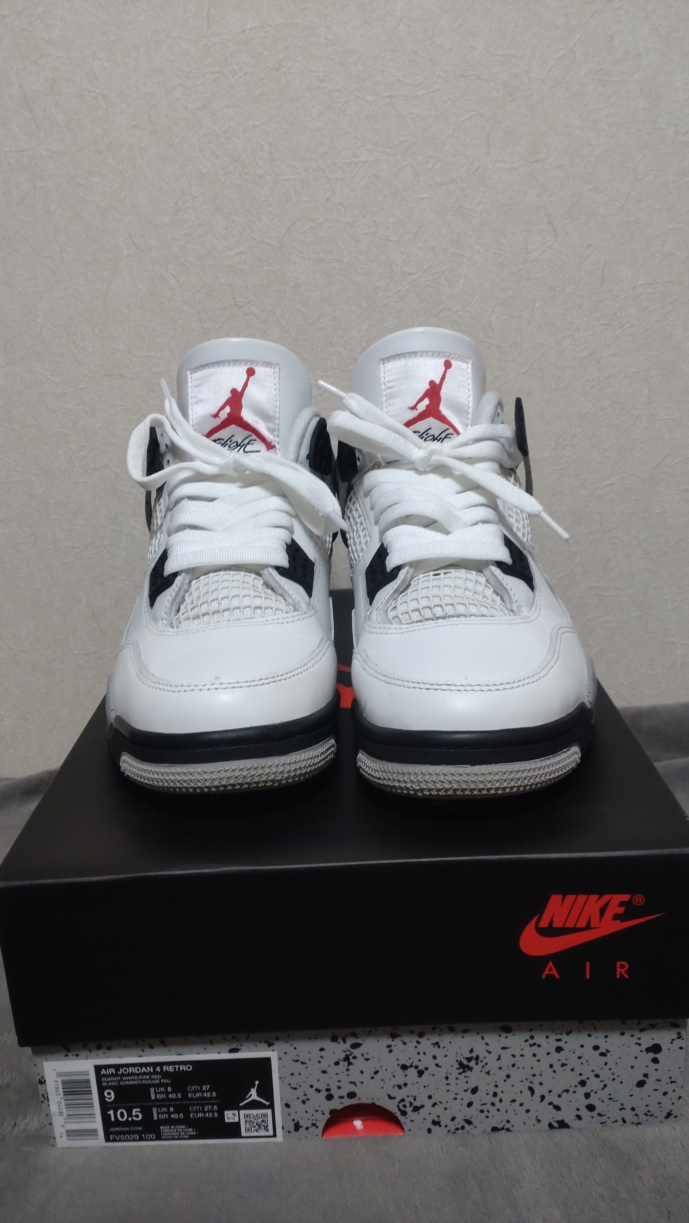 Nike Air Jordan 4 Retro "White/Cement" (2025)
