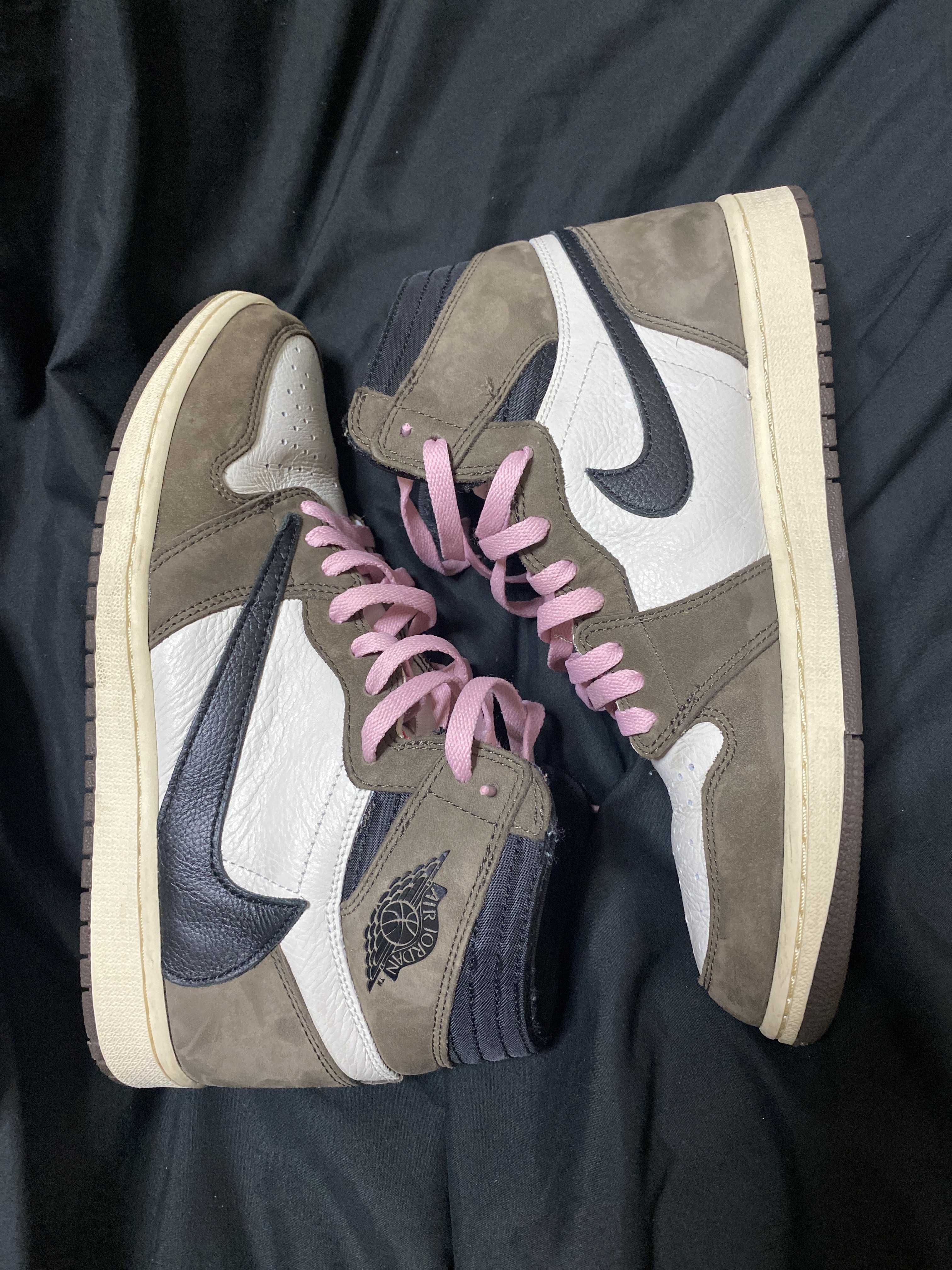 Travis Scott × Nike Air Jordan 1 Retro High OG TS SP "Sail/Dark Mocha"