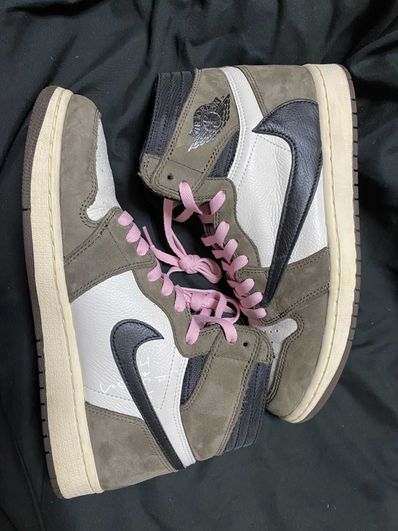 Travis Scott × Nike Air Jordan 1 Retro High OG TS SP "Sail/Dark Mocha"