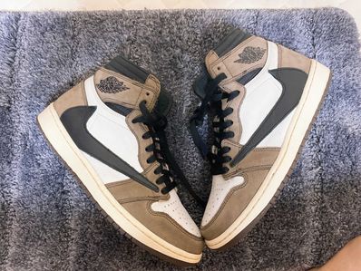 Travis Scott × Nike Air Jordan 1 Retro High OG TS SP "Sail/Dark Mocha"