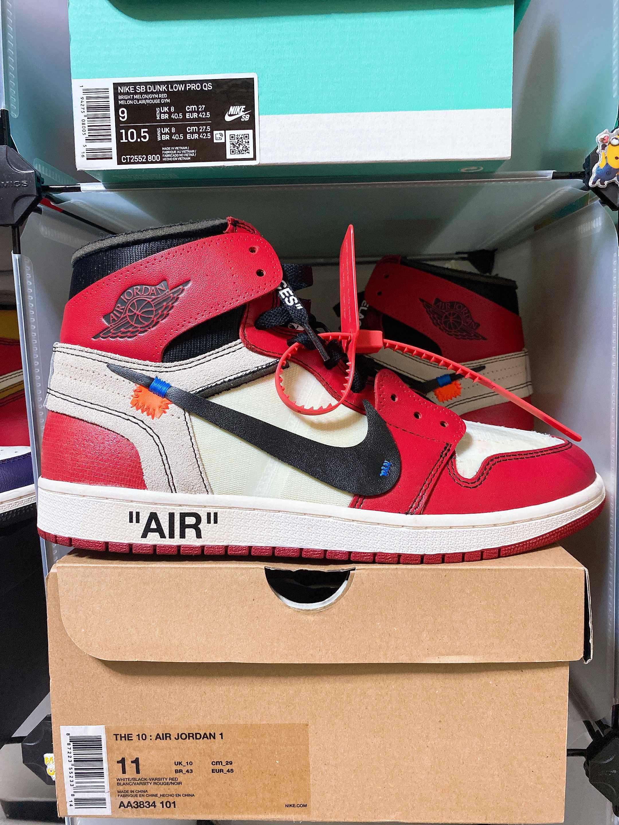 Off-White × Nike Air Jordan 1 Retro High The Ten "Chicago"