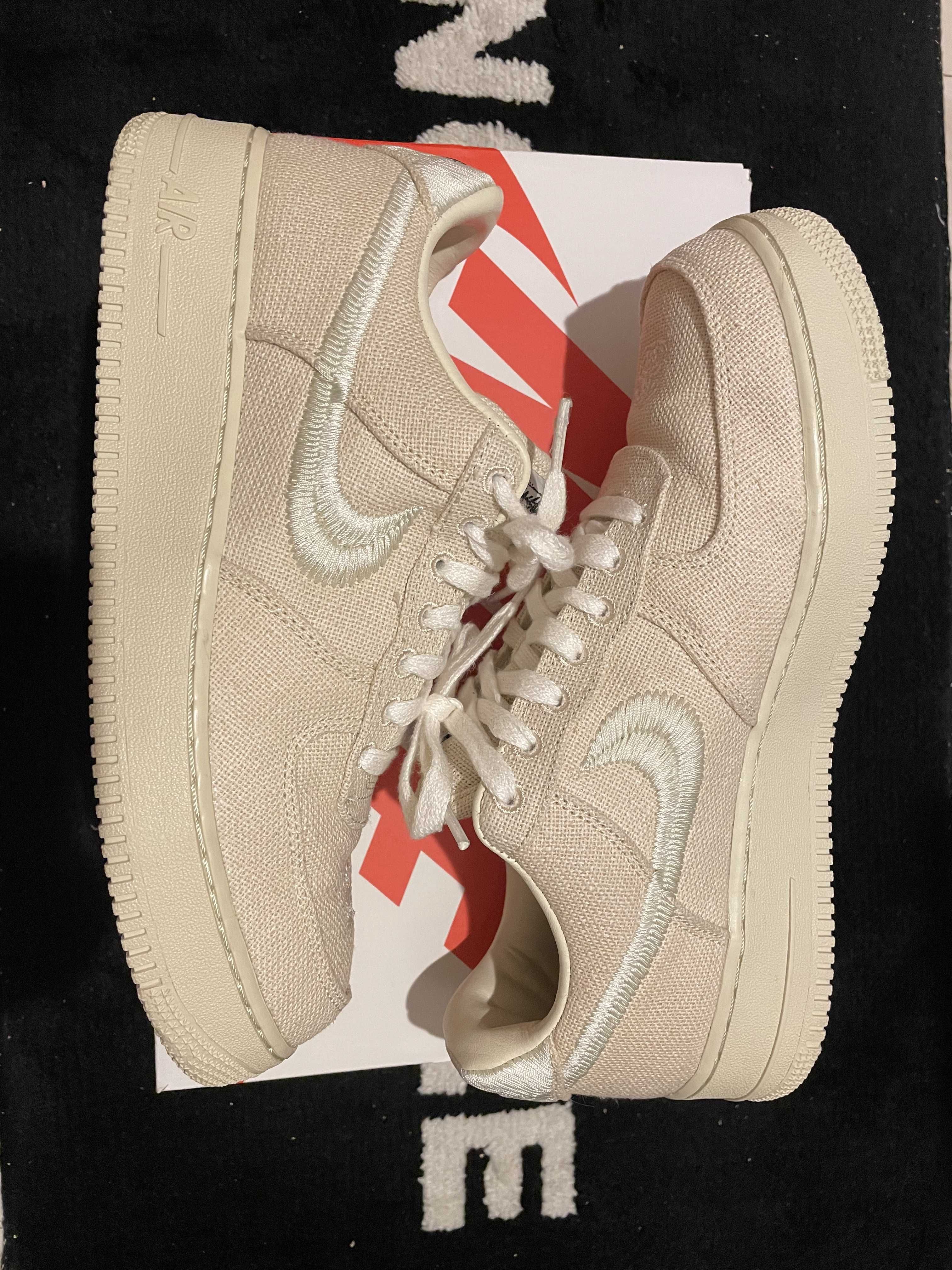 Stussy × Nike Air Force 1 Low "Fossil Stone"