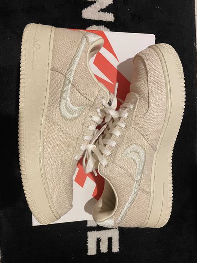 Stussy × Nike Air Force 1 Low "Fossil Stone"