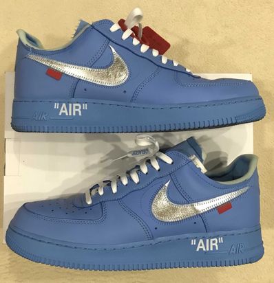 Off-White × Nike Air Force 1 Low "MCA University Blue"