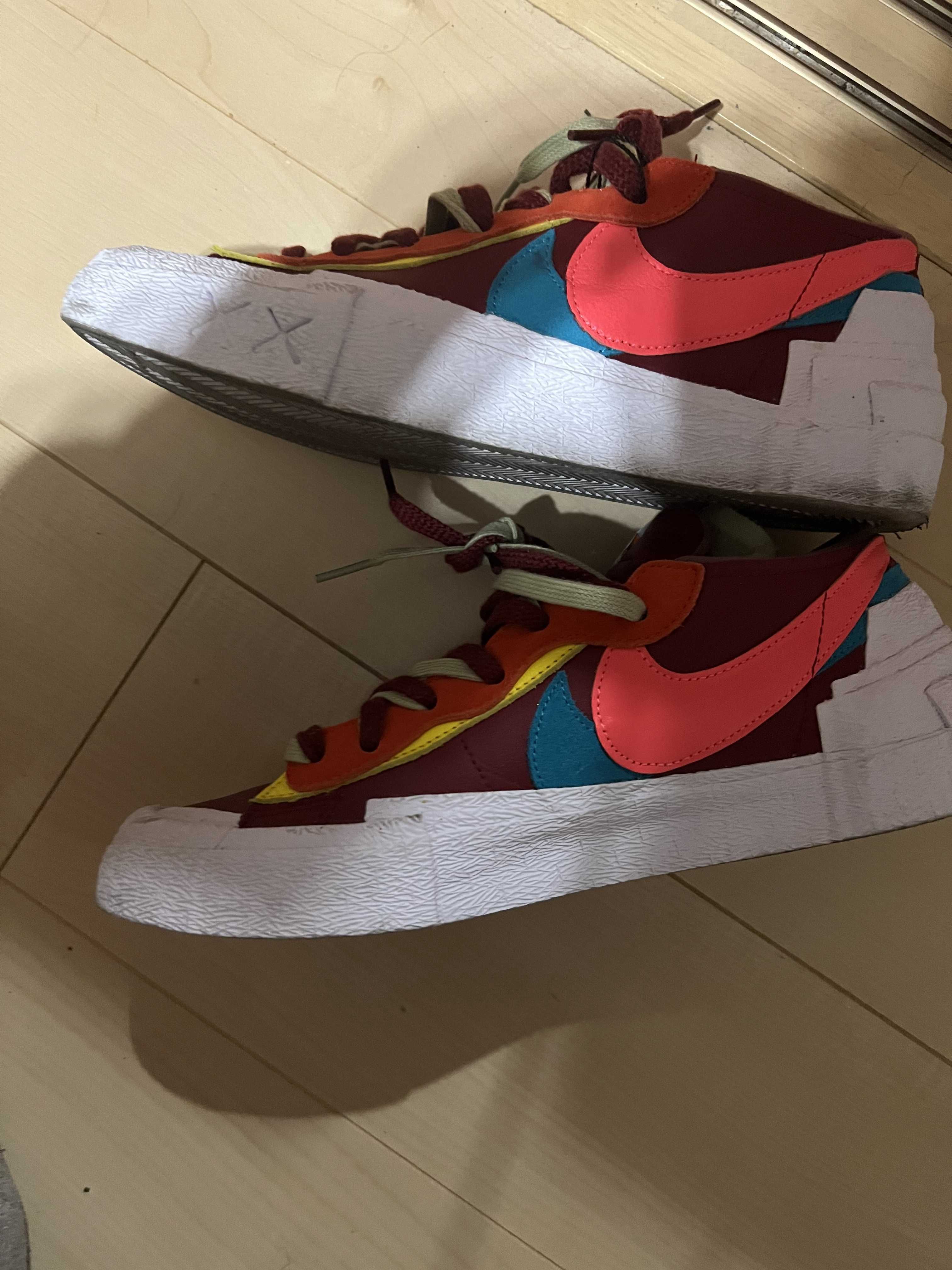 KAWS × sacai × Nike Blazer Low "Team Red"