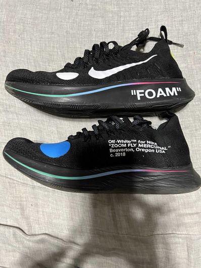 Off-White × Nike Zoom Fly Mercurial Flyknit "Black/White/Volt"