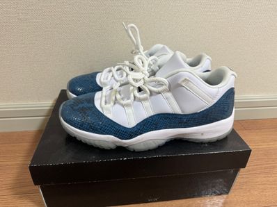 Retro 11 2025 snakeskin blue