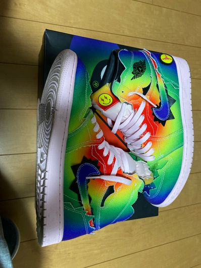 J Balvin × Nike Air Jordan 1 High OG "Rainbow"