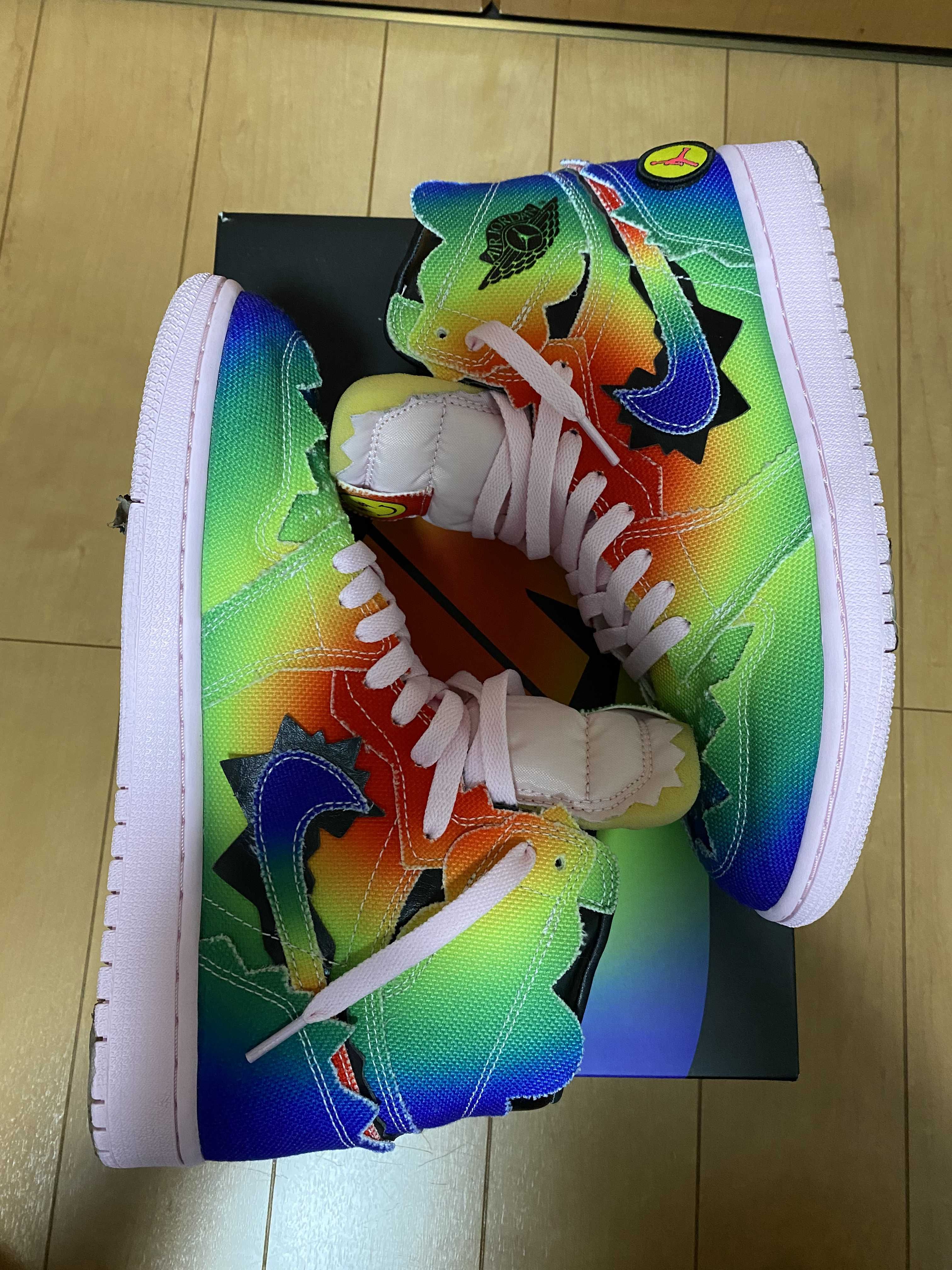 J Balvin × Nike Air Jordan 1 High OG "Rainbow"