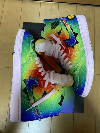 J Balvin × Nike Air Jordan 1 High OG "Rainbow"