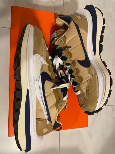 Sacai × Nike Vapor Waffle "Sesame And Blue Void"
