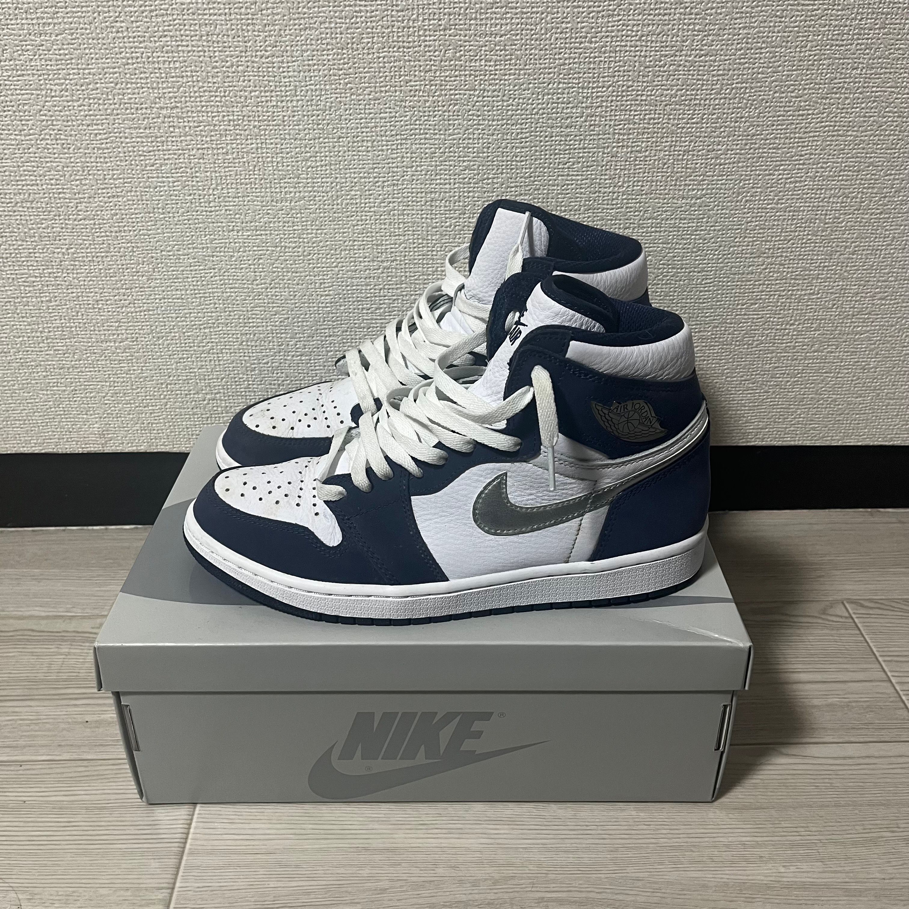 Nike Air Jordan 1 High OG CO.JP "White/Midnight Navy" (2020)(ブリーフケースなし)