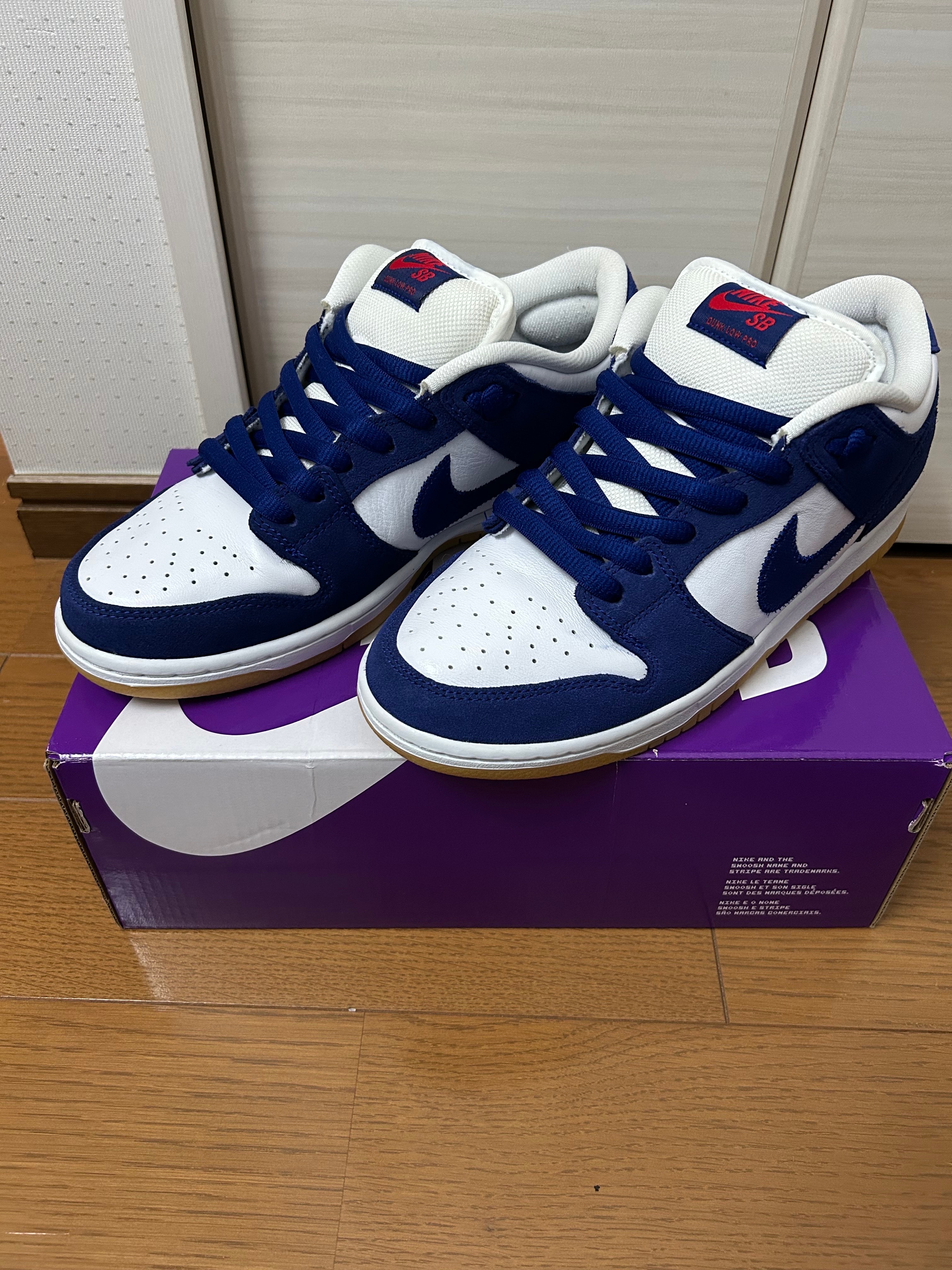 Nike SB Dunk Low "Los Angeles Dodgers/Deep Royal Blue"