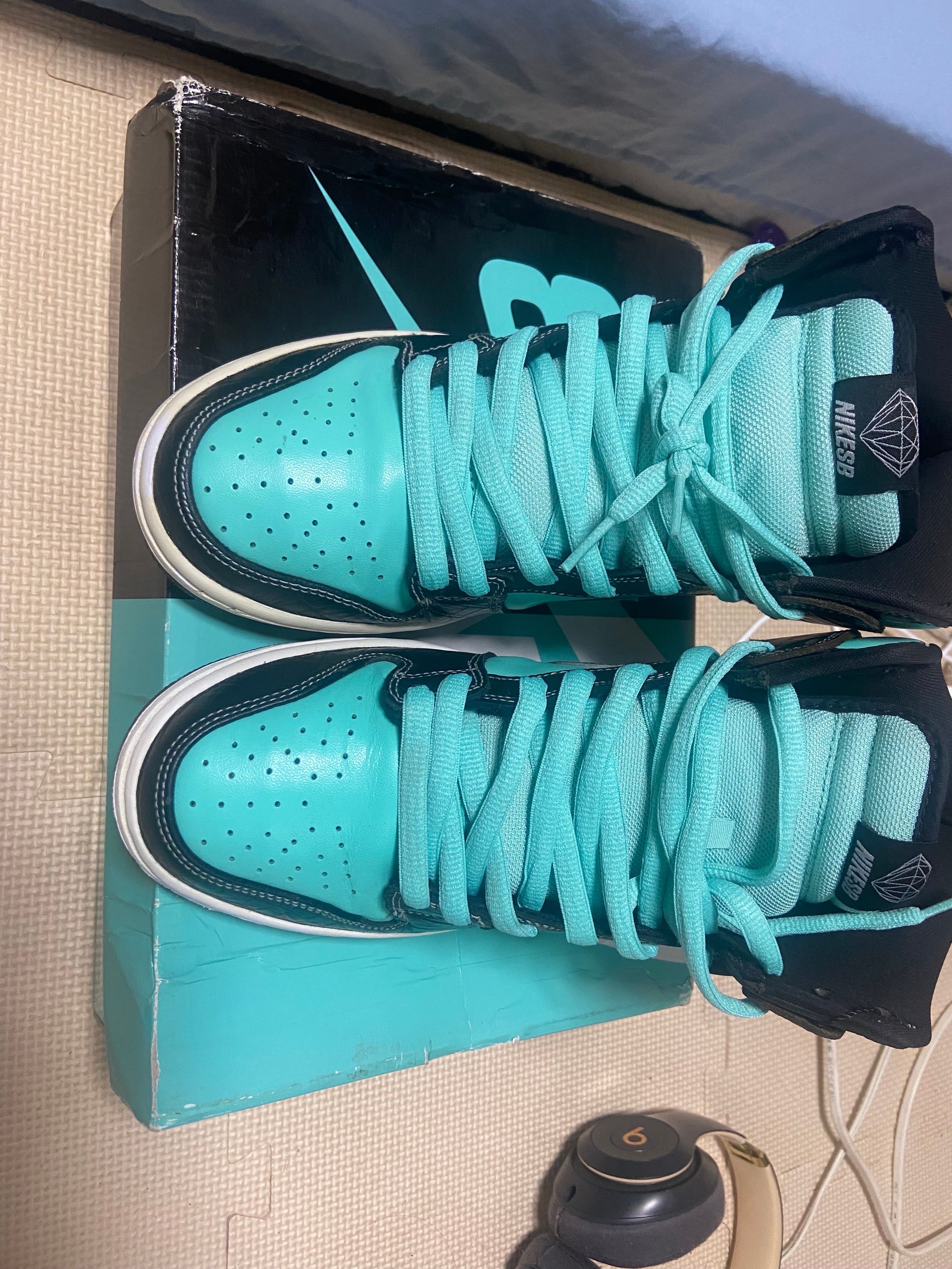 Diamond Supply × Nike SB Dunk High "Tiffany"