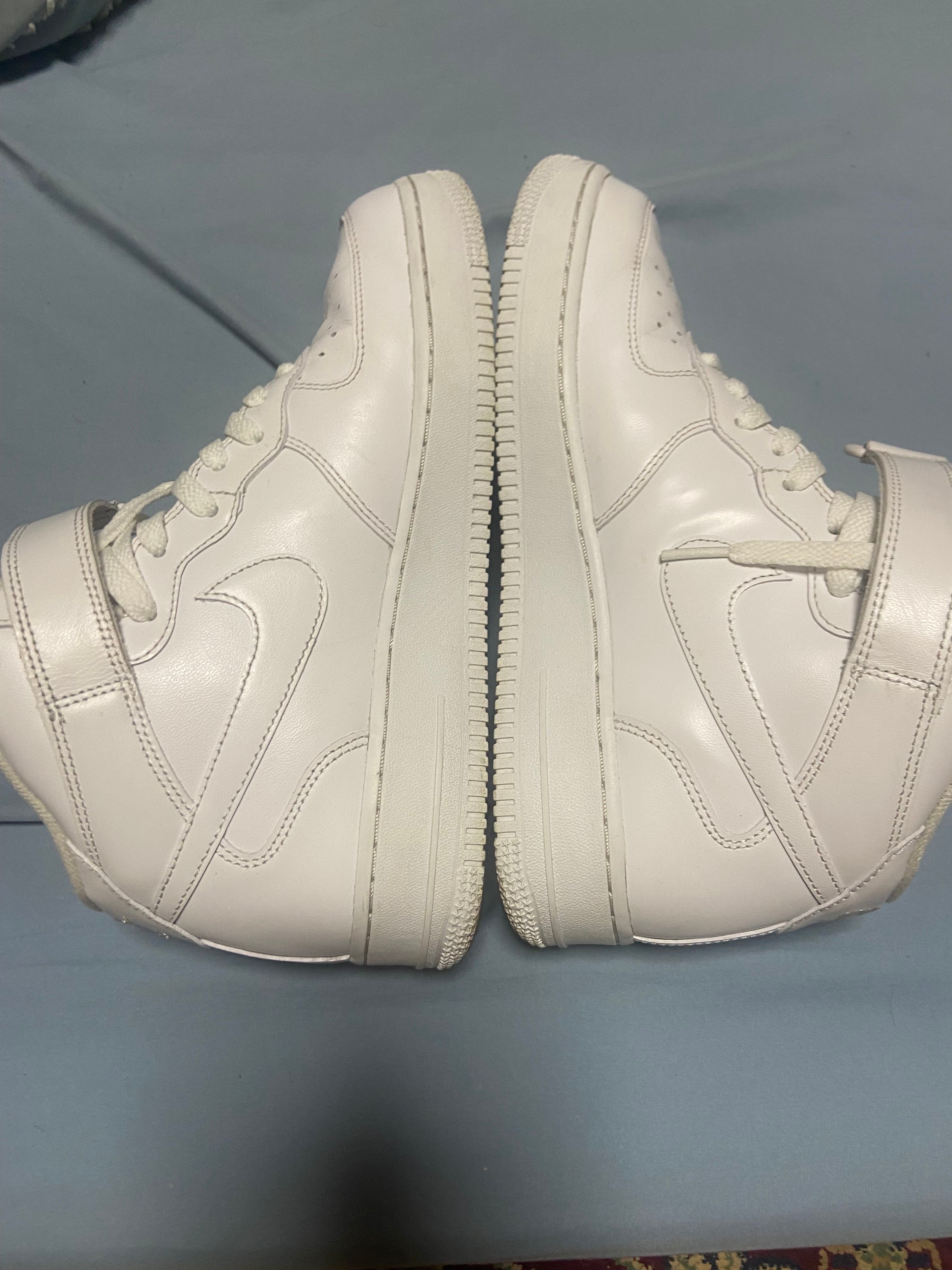 Supreme × Nike Air Force 1 Mid "White" FW24