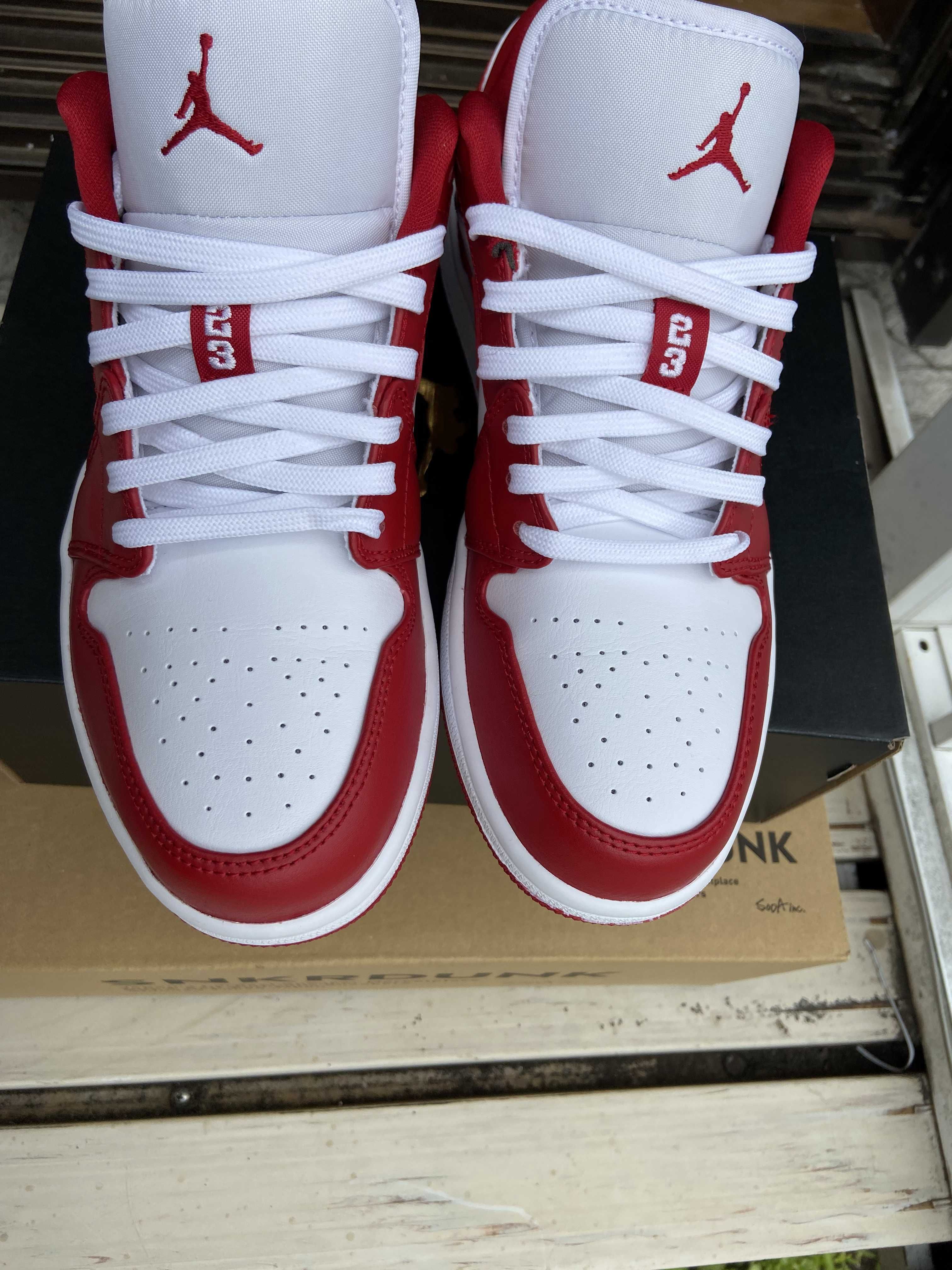 Nike Air Jordan 1 Low "Gym Red/White"