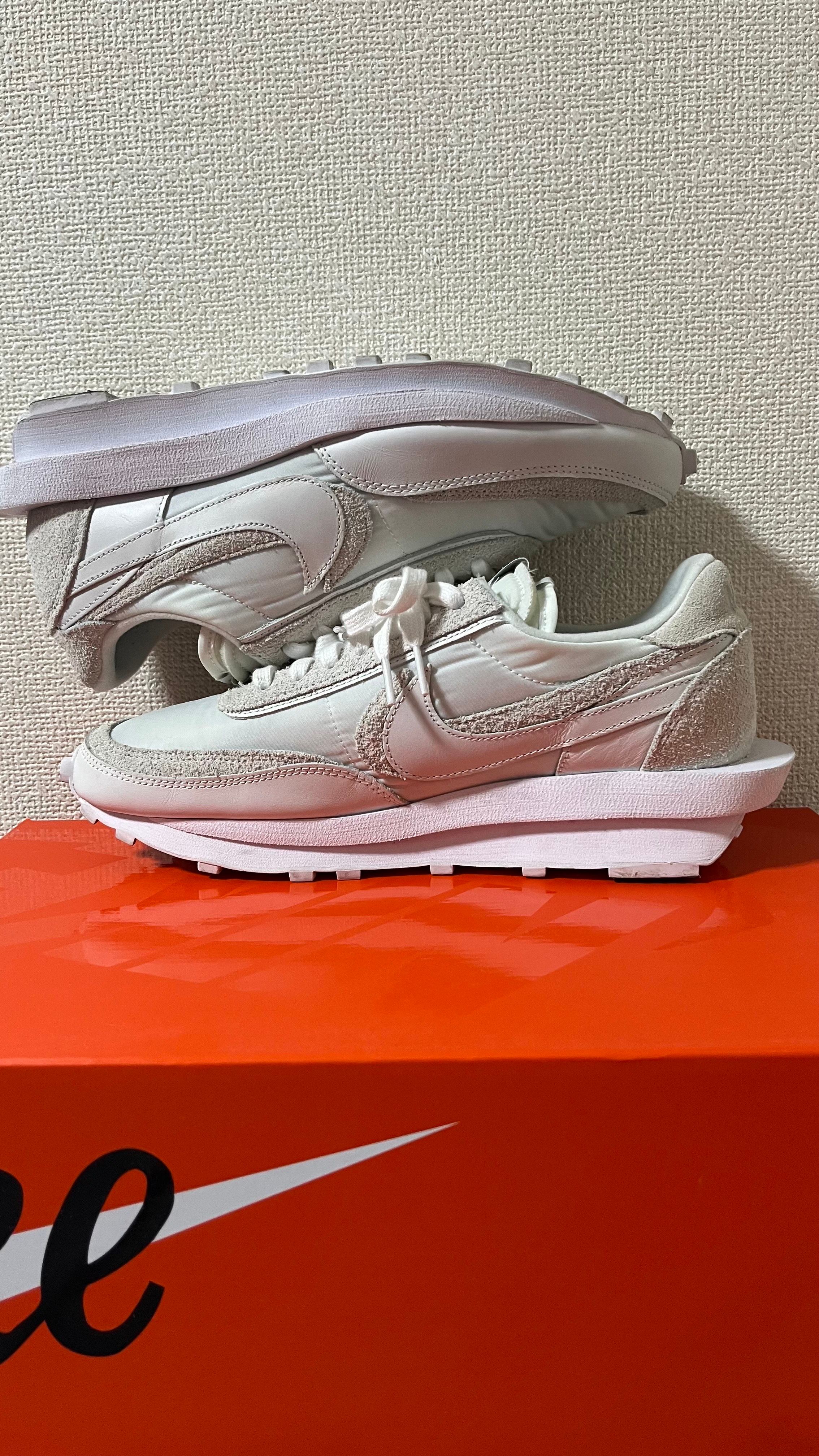 sacai × Nike LDV Waffle "Triple White"