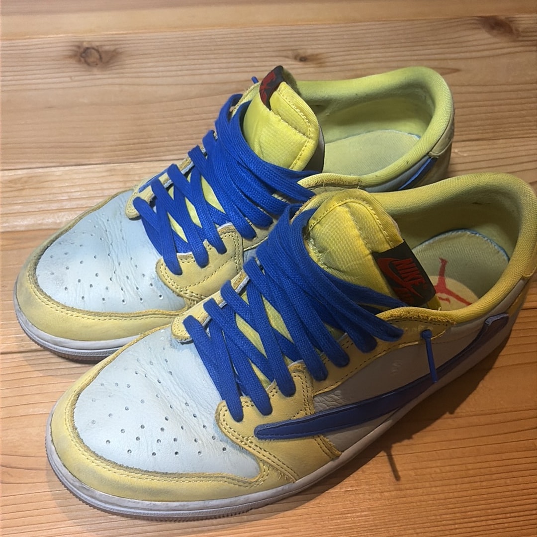Travis Scott × Nike Women's Air Jordan 1 Retro Low OG "Canary"