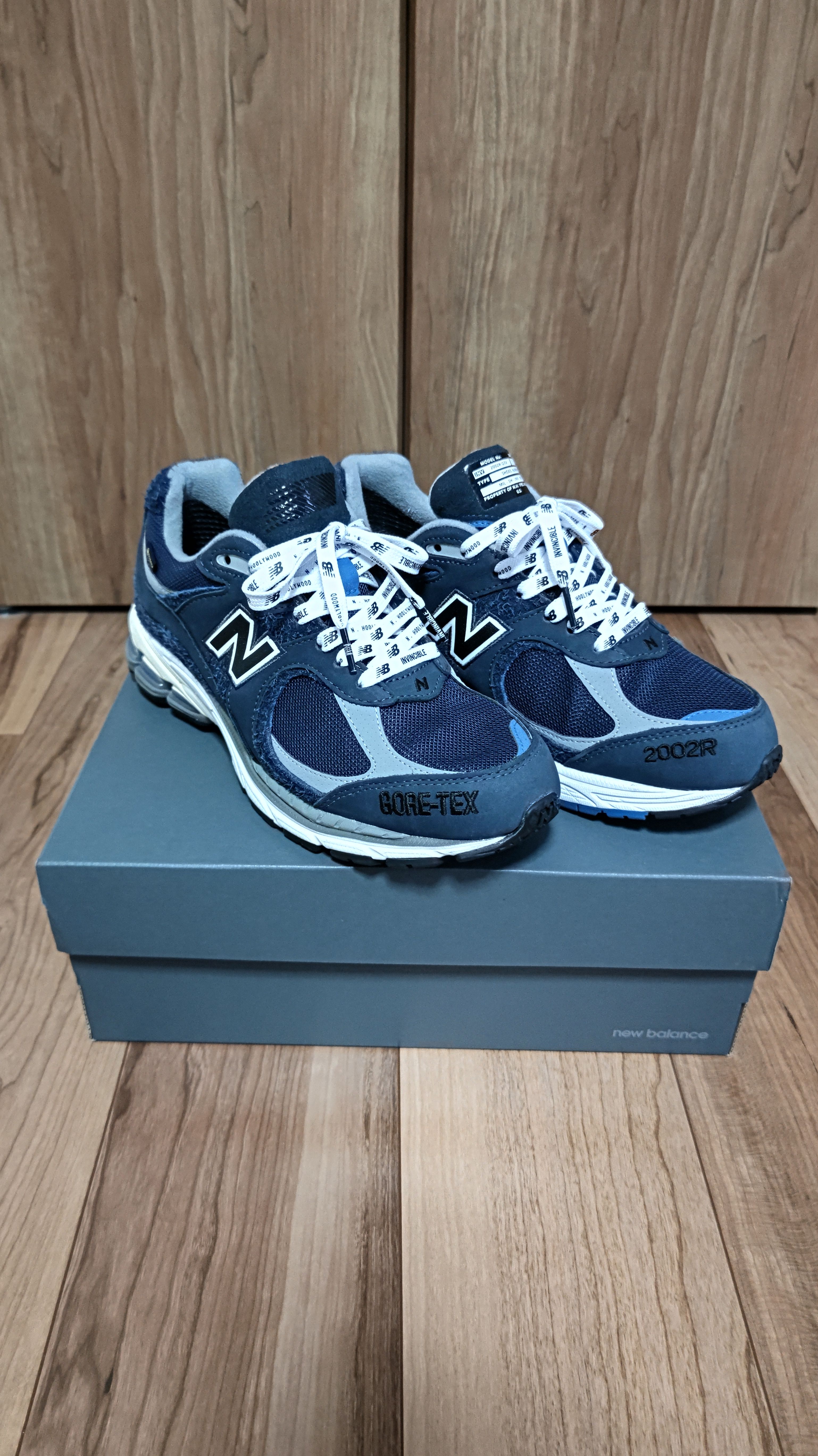 N.HOLLYWOOD × INVINCIBLE × New Balance 2002R GORE-TEX "Navy"
