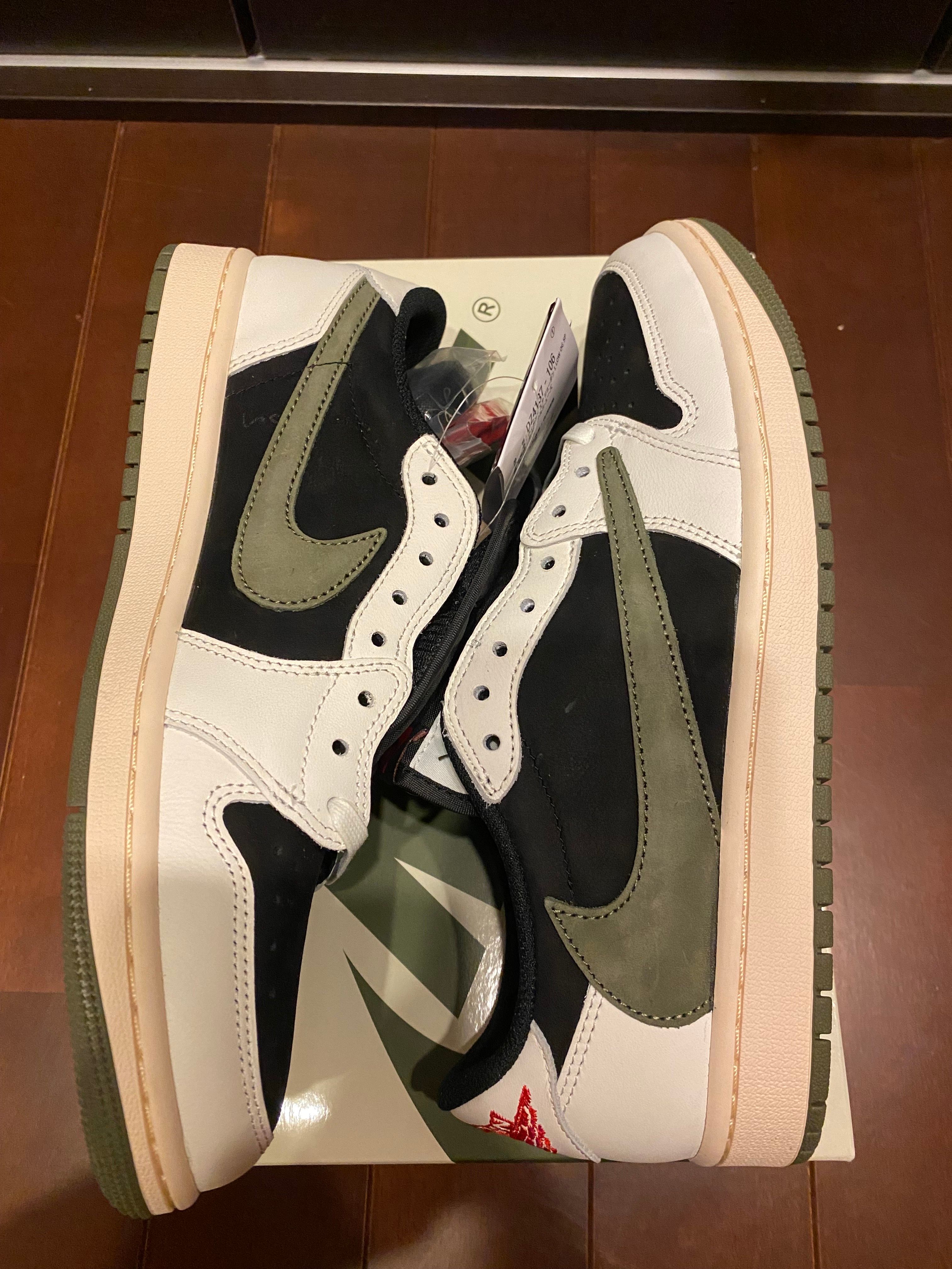 Travis Scott × Nike Women's Air Jordan 1 Low OG "Medium Olive"