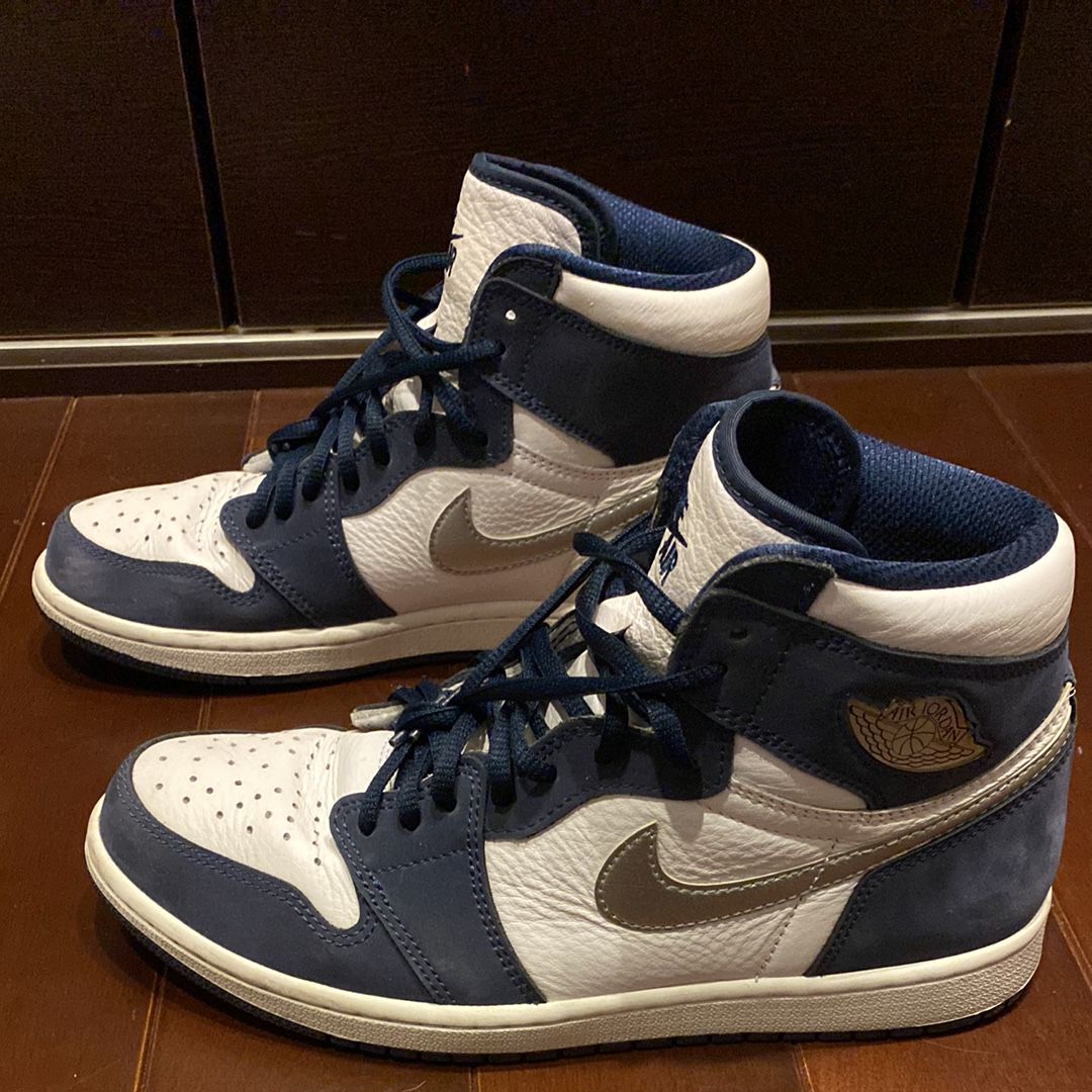 Nike Air Jordan 1 High OG CO.JP "White/Midnight Navy" (2020)(ブリーフケースなし)