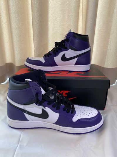 Nike Air Jordan 1 Retro High OG "Court Purple White/Black" (2020)