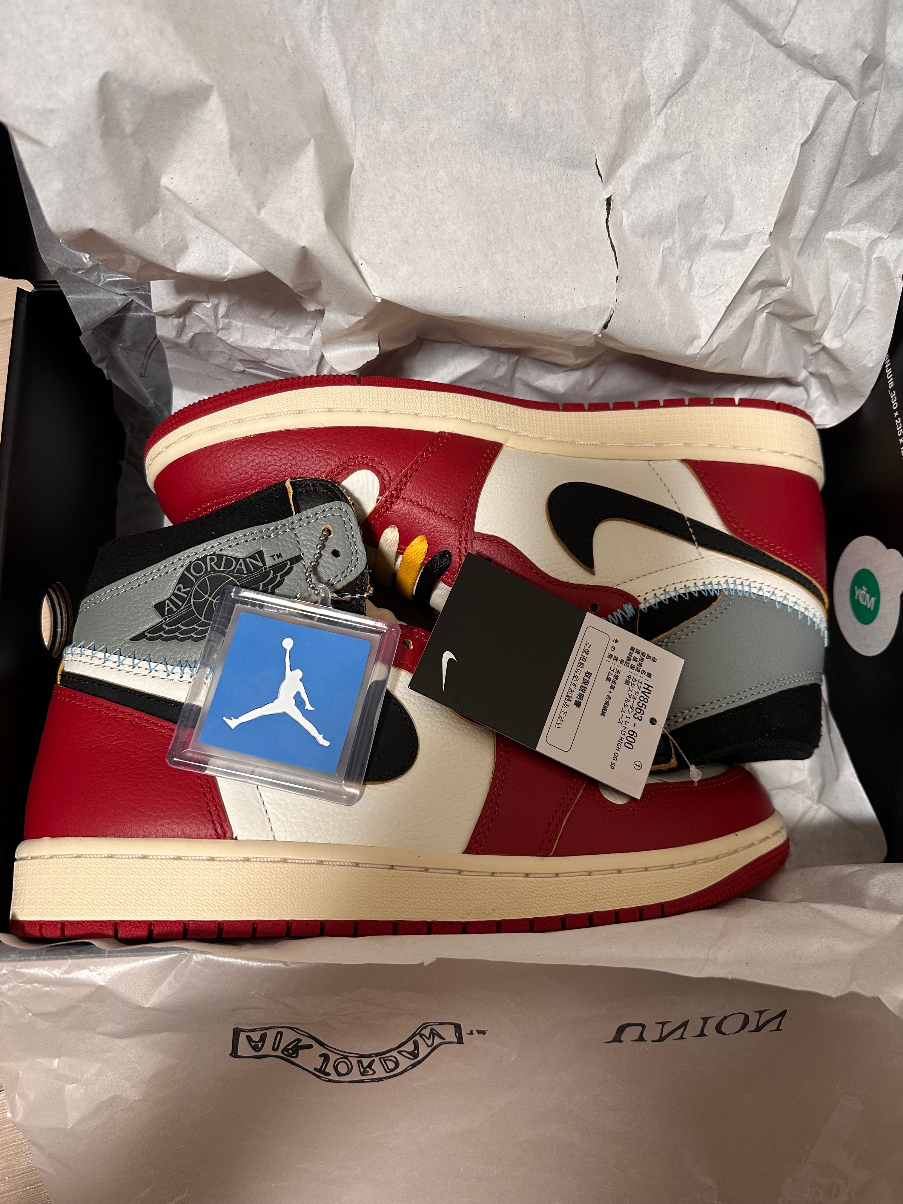 UNION × Nike Air Jordan 1 Retro High OG "Chicago/Shadow"