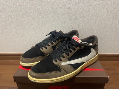 Travis Scott × Nike Air Jordan 1 Low OG SP-T "Black/Dark Mocha"