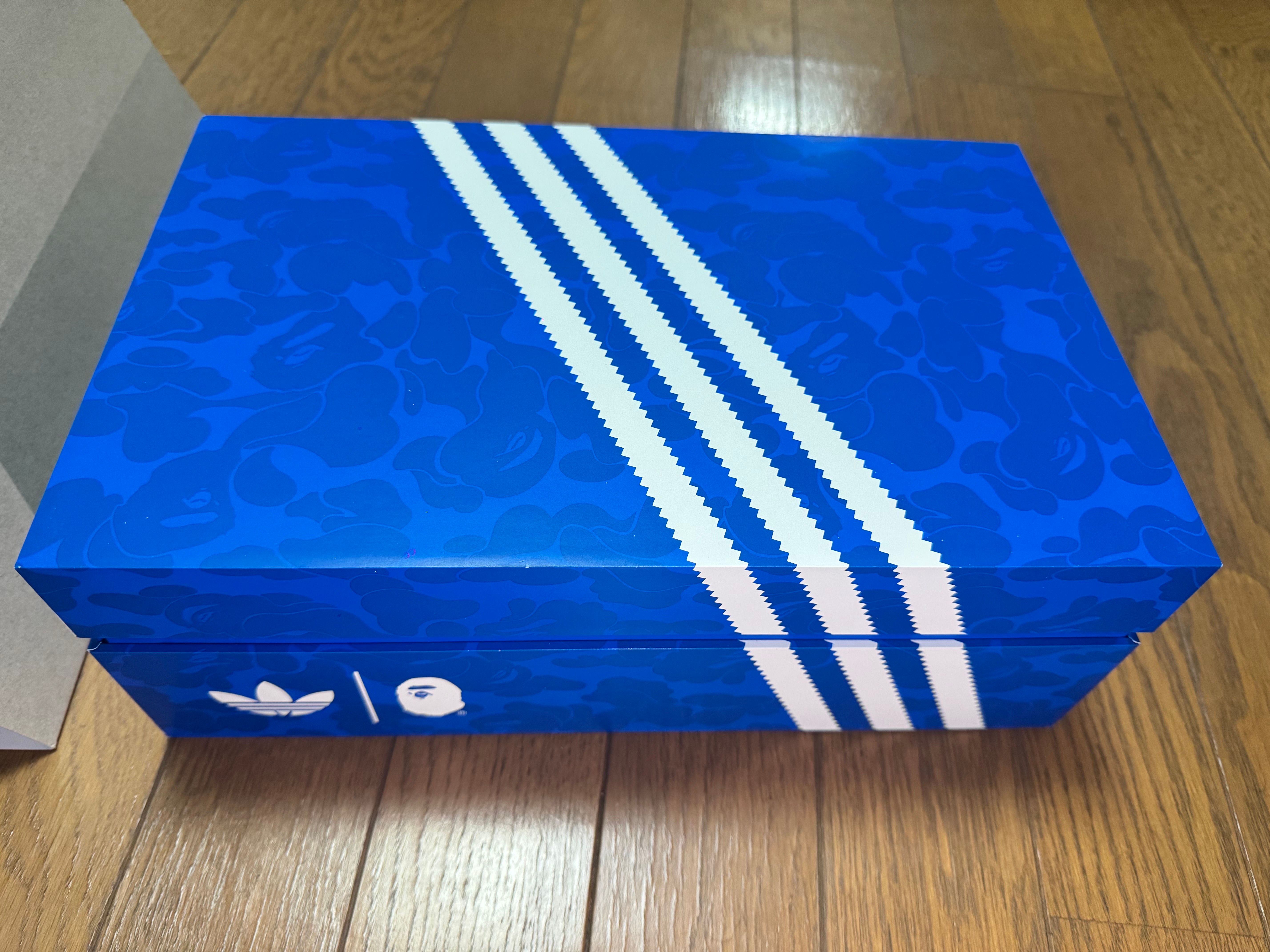 atmos × A BATHING APE × adidas SuperstarR 5 "Core Black/Footwear White/Off White"