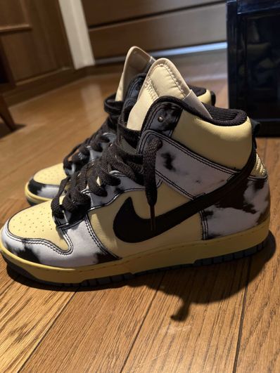 Nike Dunk High "Black Acid Wash"