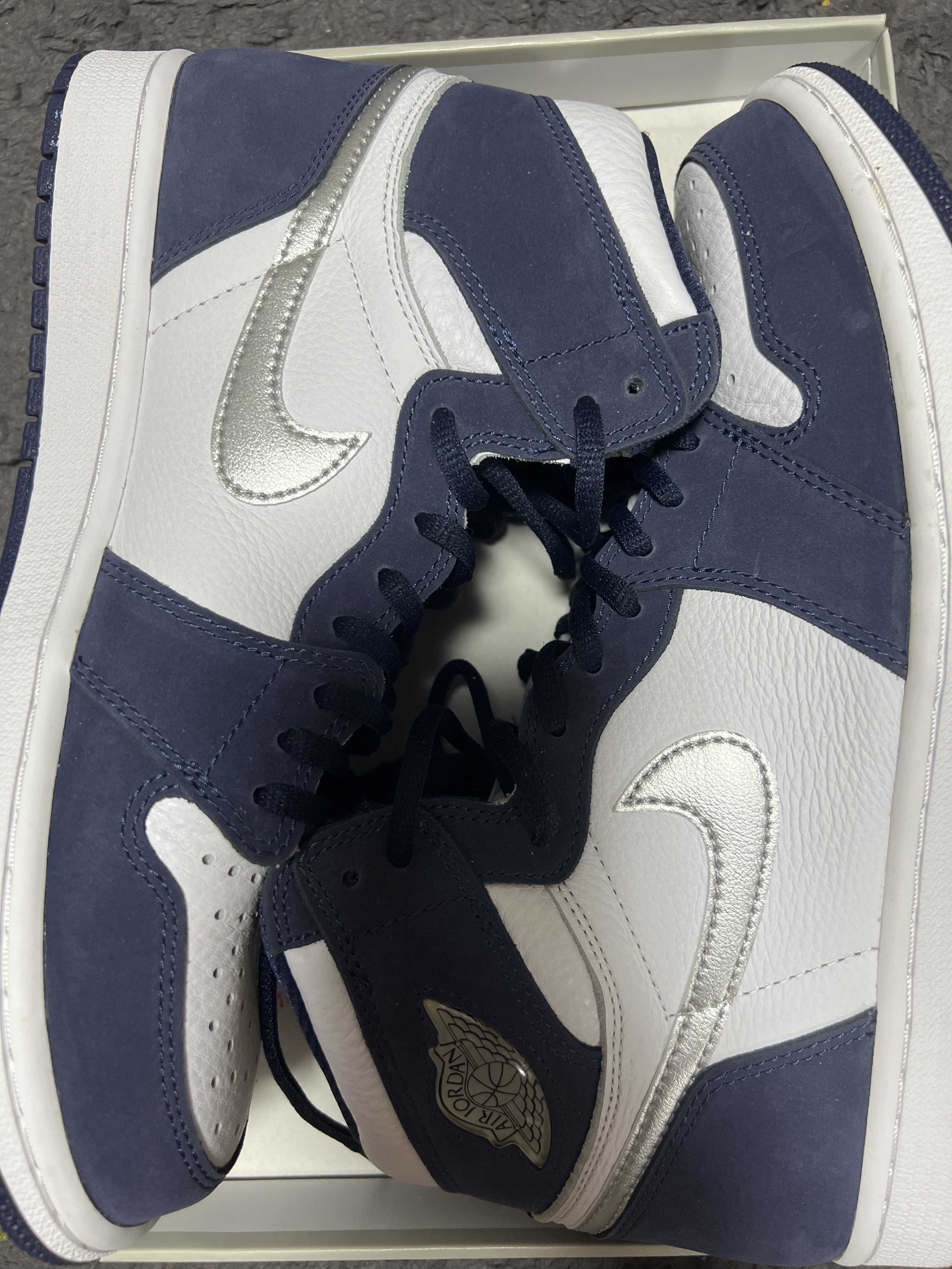 Nike Air Jordan 1 High OG CO.JP "White/Midnight Navy" (2020)(ブリーフケースなし)