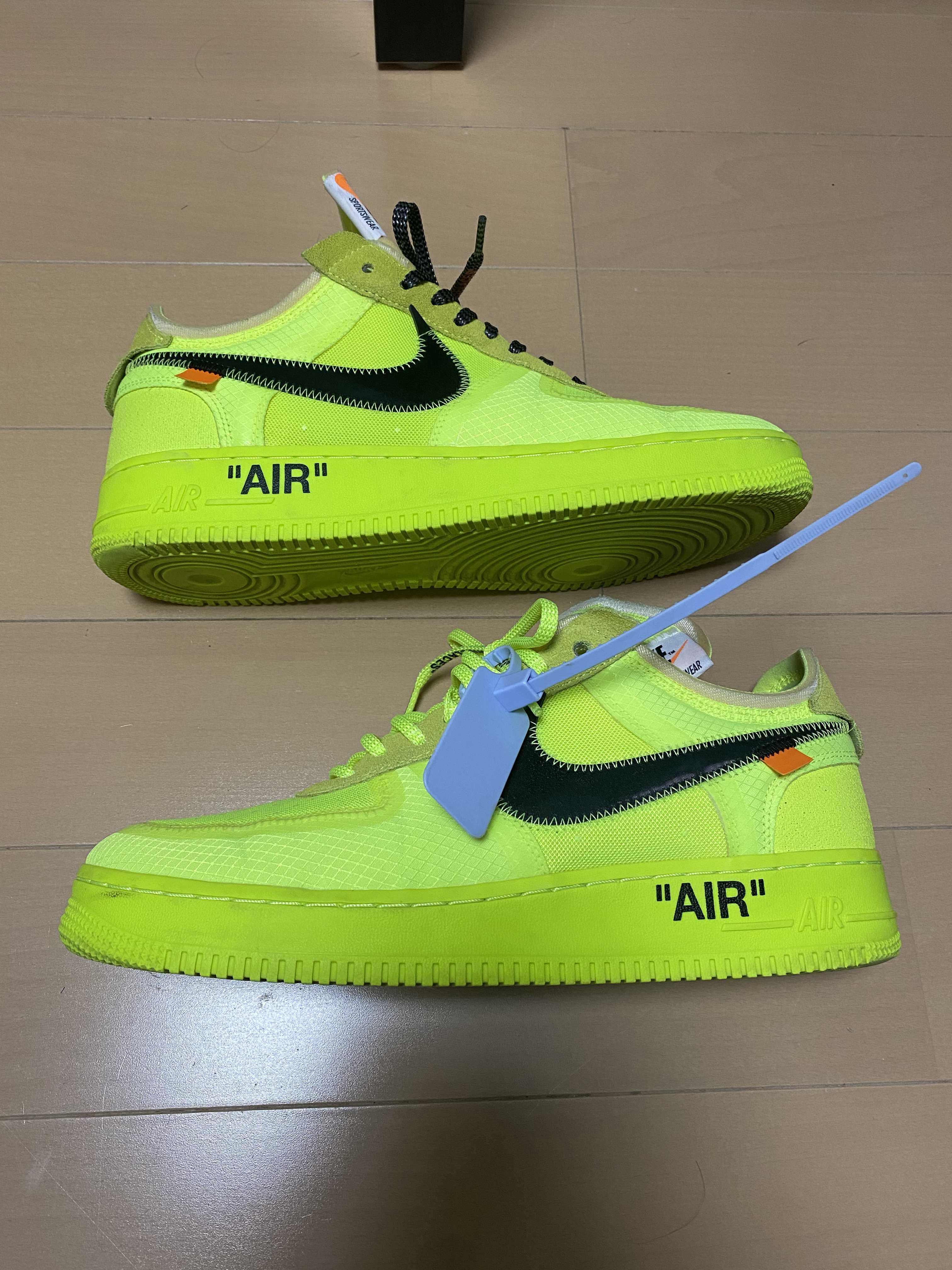 Off-White × Nike Air Force 1 Low "Volt"