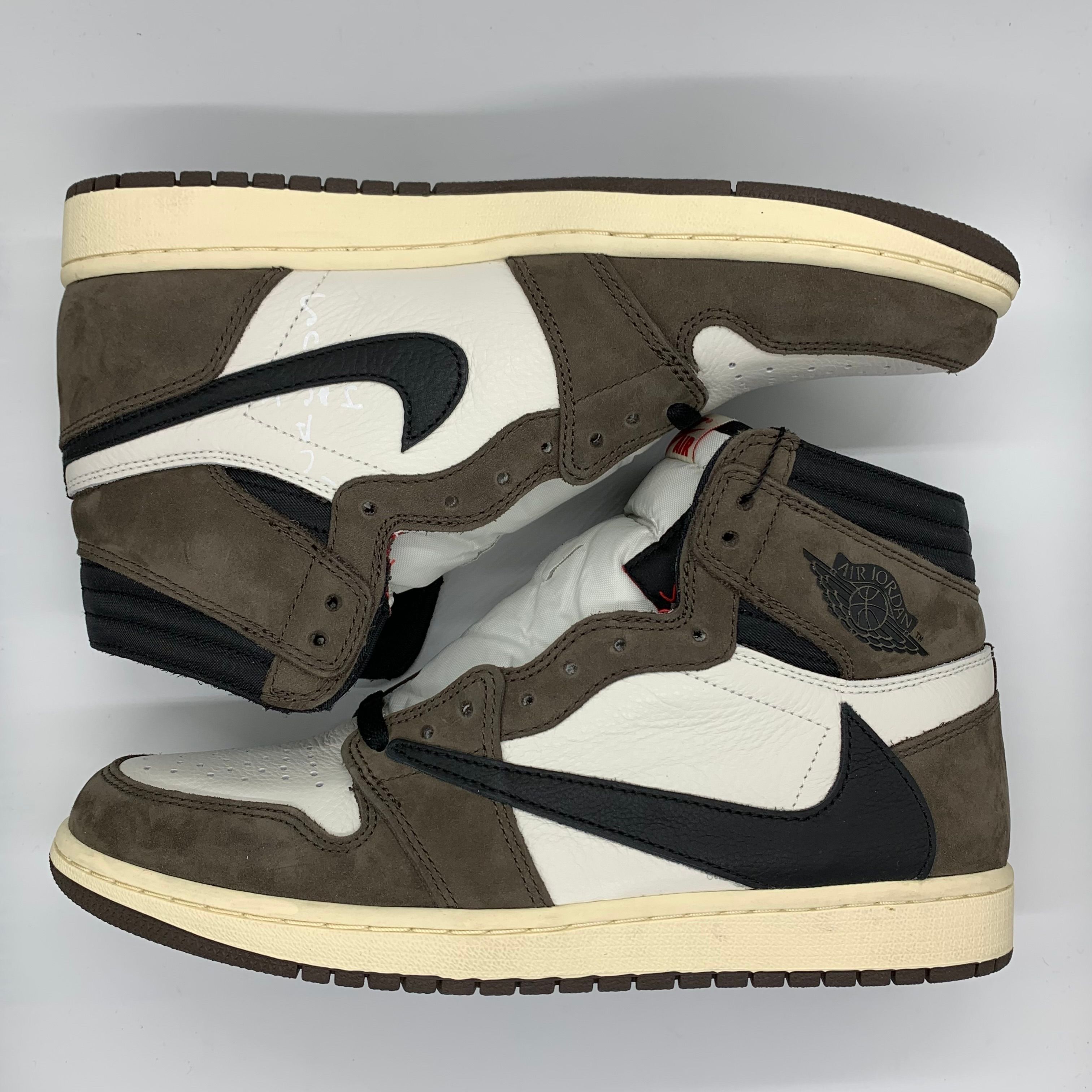 Travis Scott × Nike Air Jordan 1 Retro High OG TS SP "Sail/Dark Mocha"
