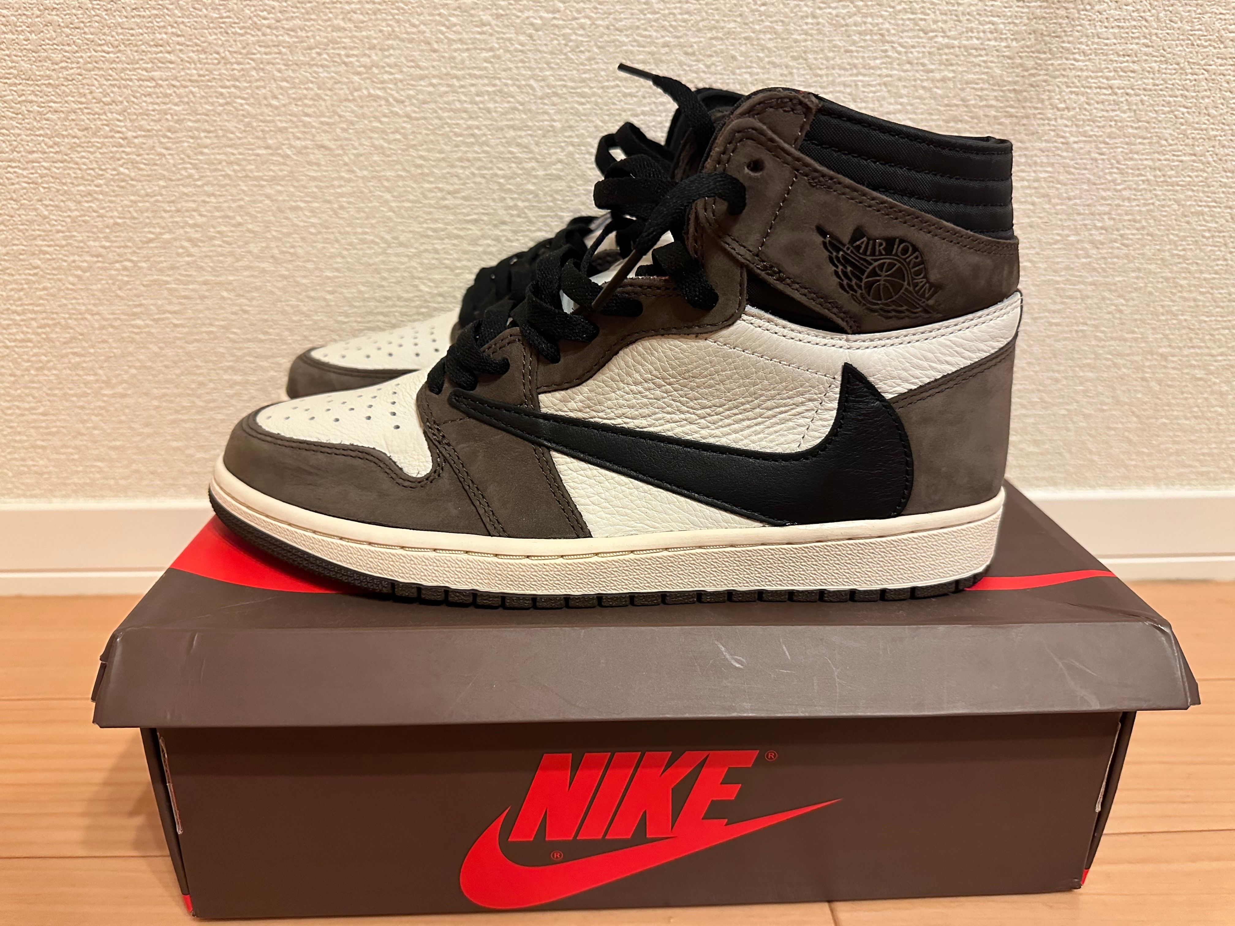 Travis Scott × Nike Air Jordan 1 Retro High OG TS SP "Sail/Dark Mocha"