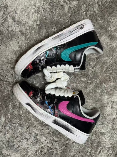 PEACEMINUSONE × Nike Air Force 1 Low '07 Para-Noise 3.0 "Black and Multi-Color" / G-DRAGON