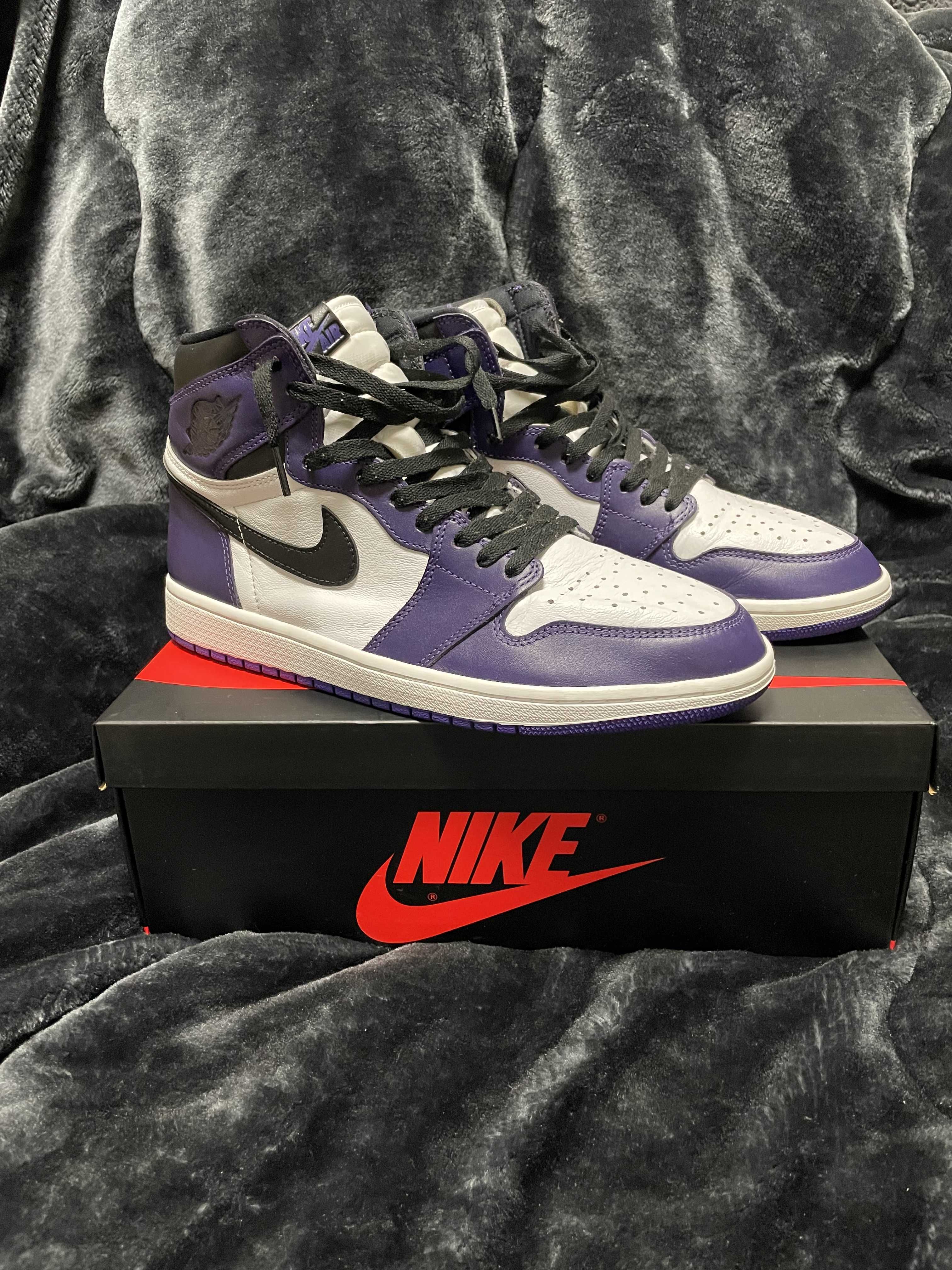 Nike Air Jordan 1 Retro High OG "Court Purple White/Black" (2020)