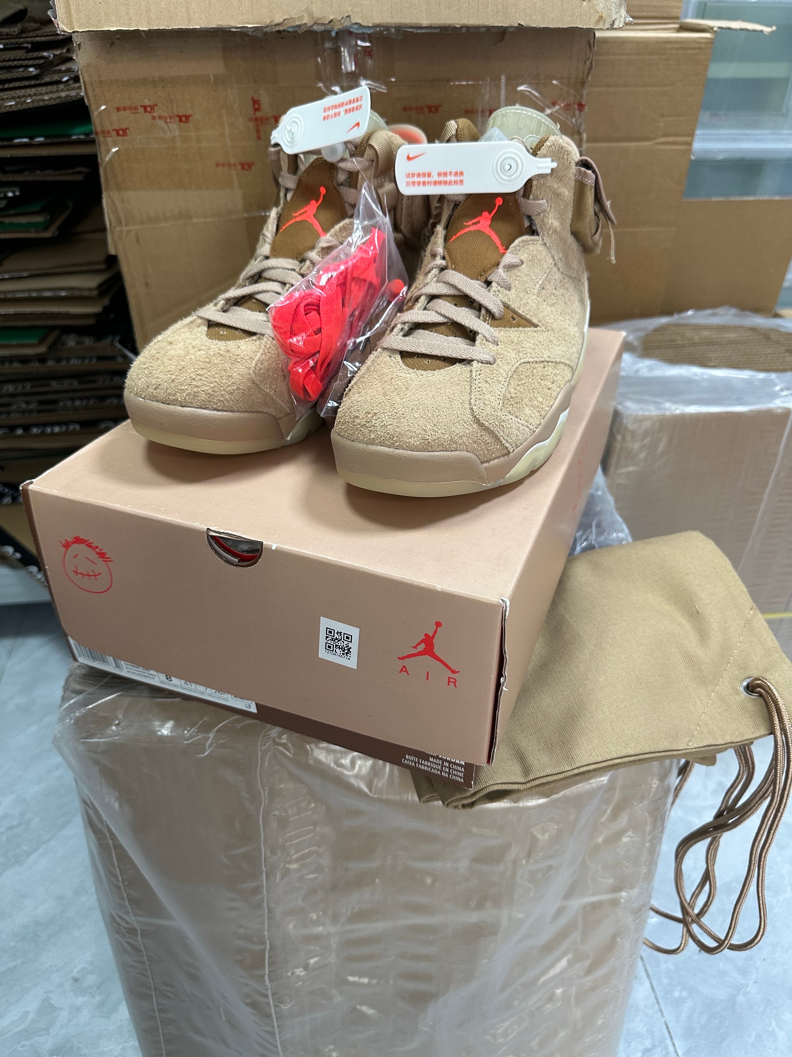 Travis Scott × Nike Air Jordan 6 "British Khaki"