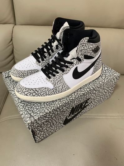 Nike Air Jordan 1 High OG "White Cement/Safari"