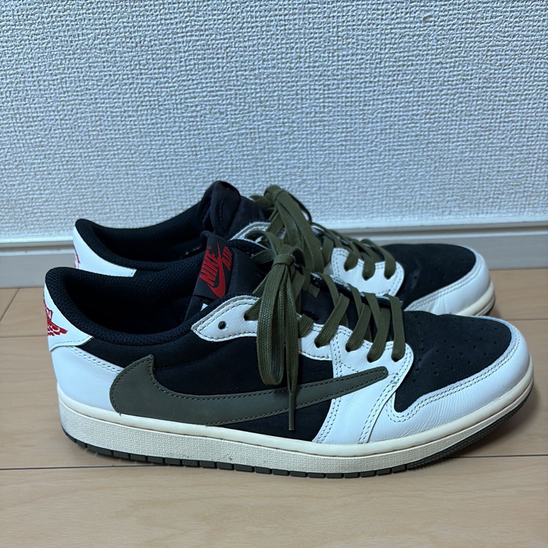 Travis Scott × Nike Women's Air Jordan 1 Low OG "Medium Olive"