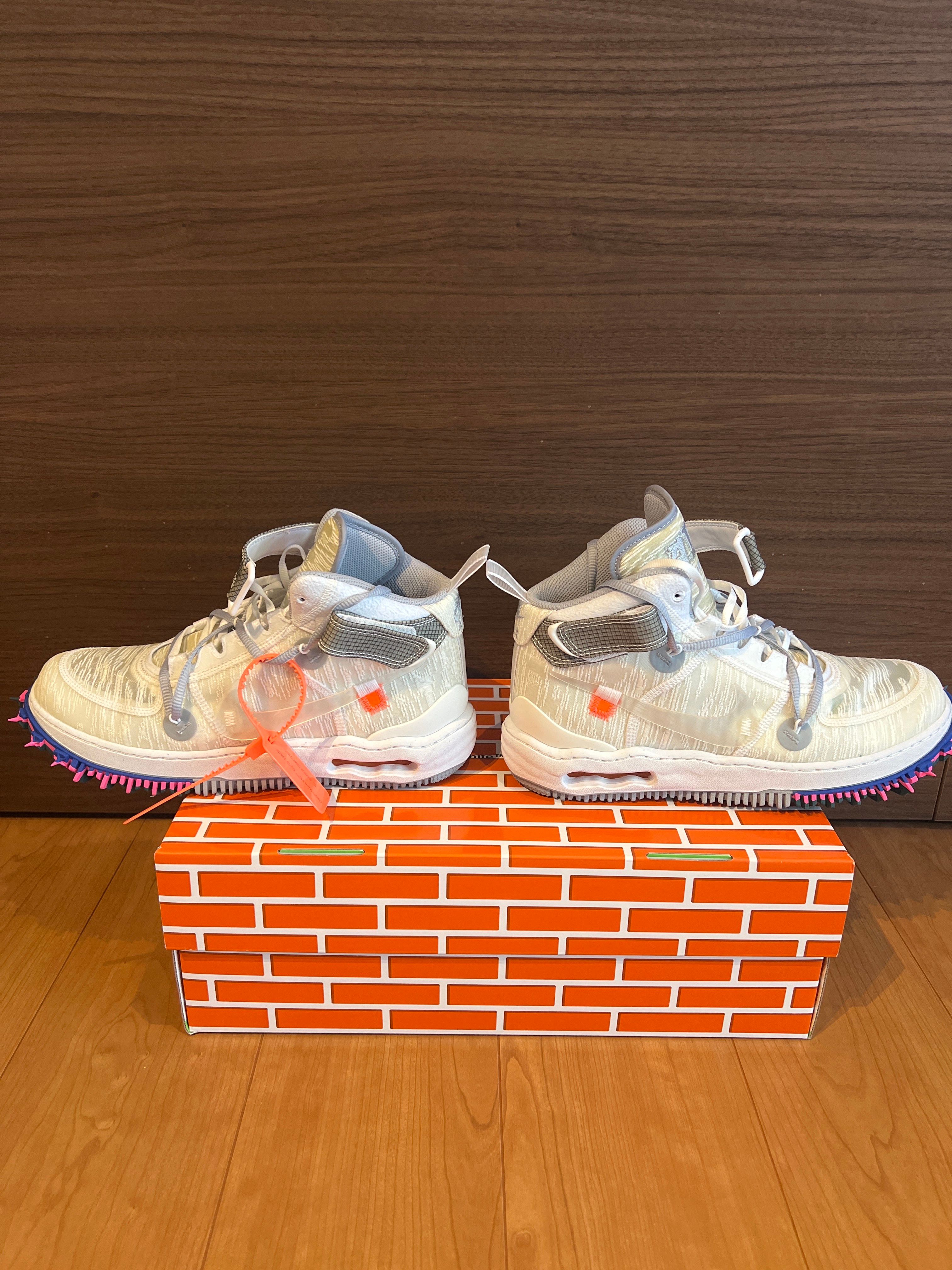 Off-White × Nike Air Force 1 Mid "White"