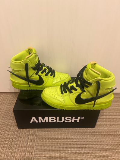 AMBUSH × NIKE DUNK HIGH "FLASH LIME"