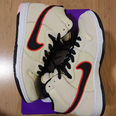 Nike SB Dunk High "San Francisco Giants/Coconut Milk and Black"
