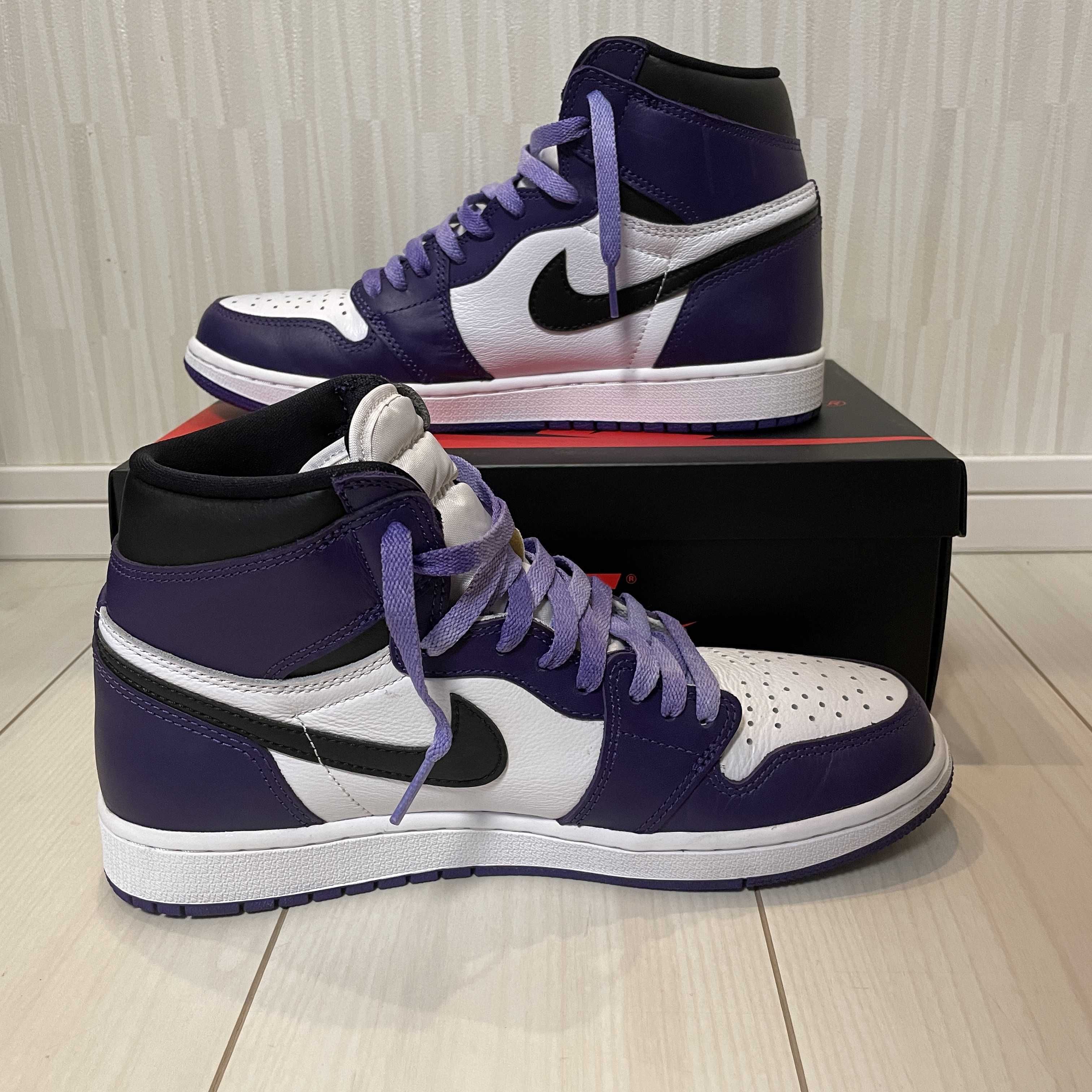 Nike Air Jordan 1 Retro High OG "Court Purple White/Black" (2020)