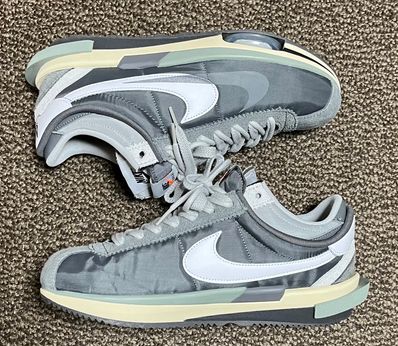 sacai × Nike Zoom Cortez "Iron Grey"