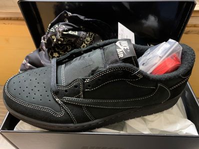 Travis Scott × Nike Air Jordan 1 Low OG SP "Black Phantom"