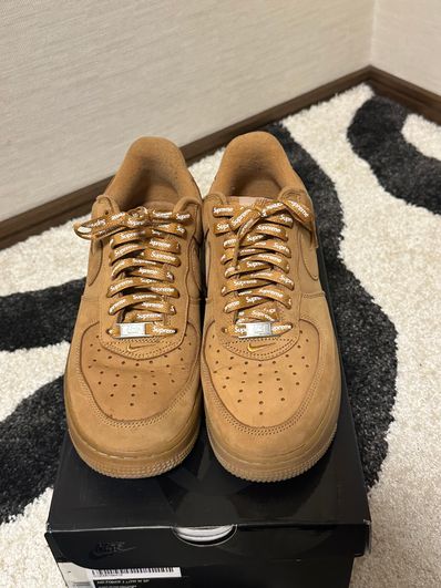 Supreme × Nike Air Force 1 Low "Flax/Wheat"